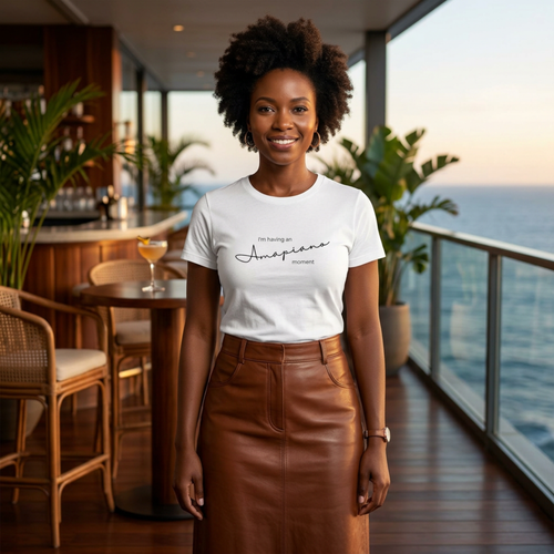 Amapiano Moment | Unisex Premium T-Shirt (White)
