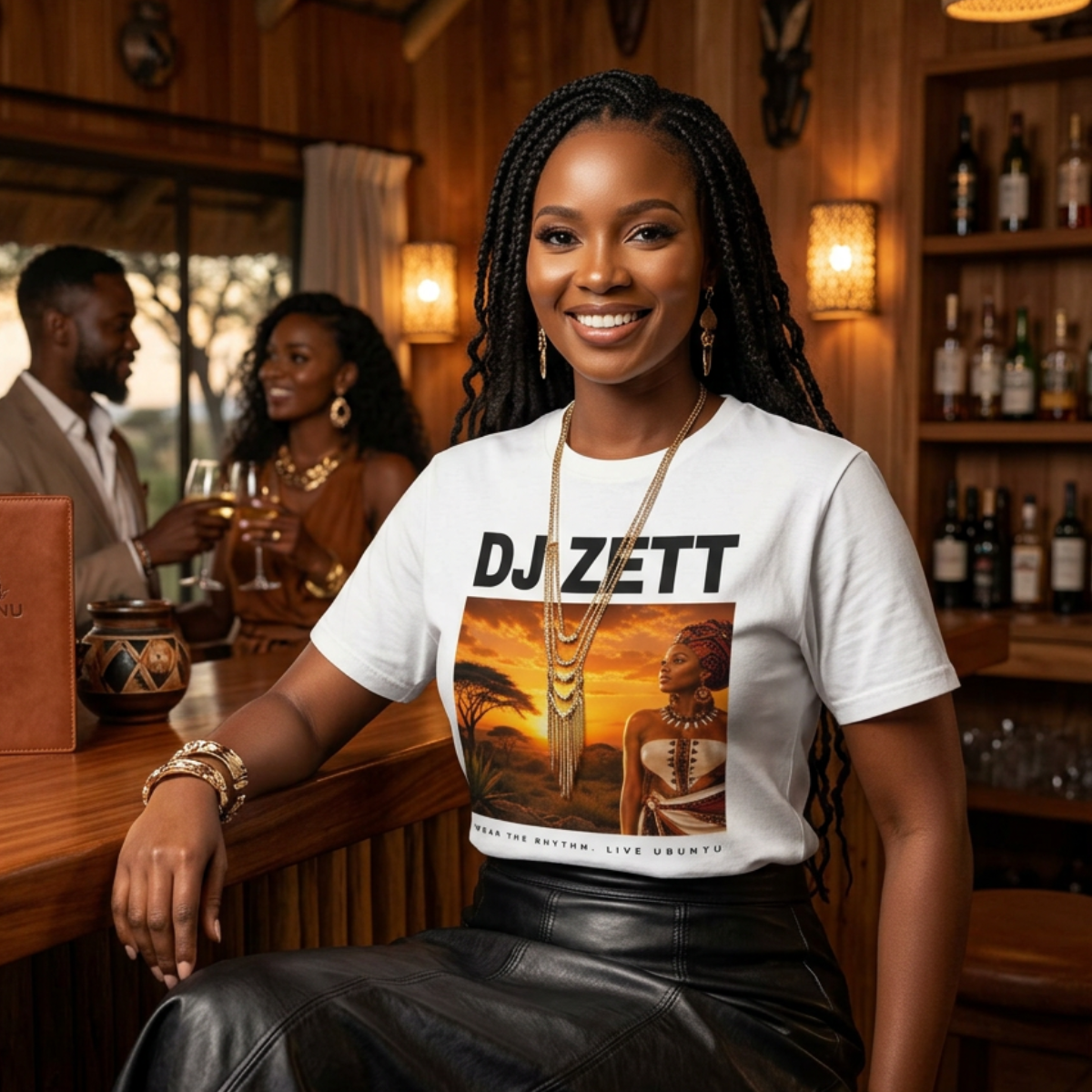 DJ Zett Sunset | Unisex Premium T-Shirt