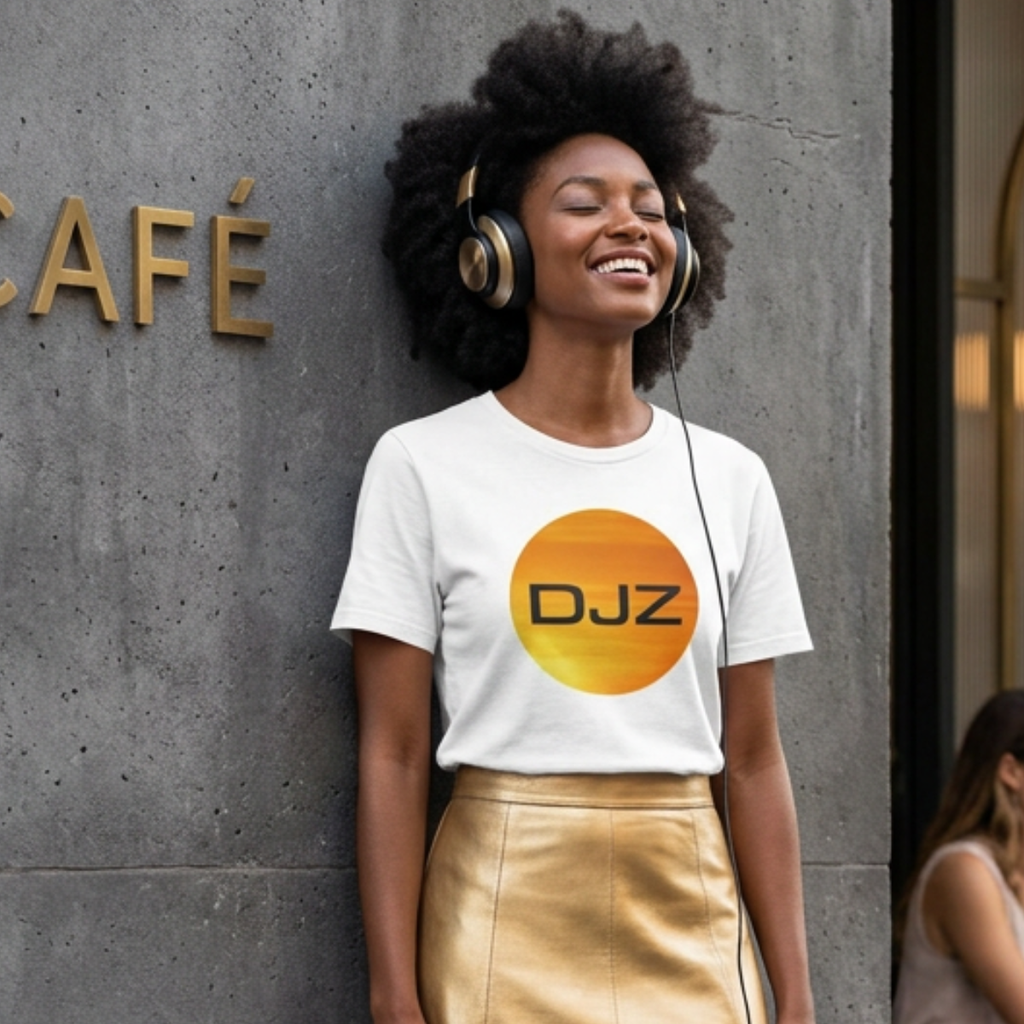 DJZ Sunset Edition | Unisex Premium T-Shirt (White)