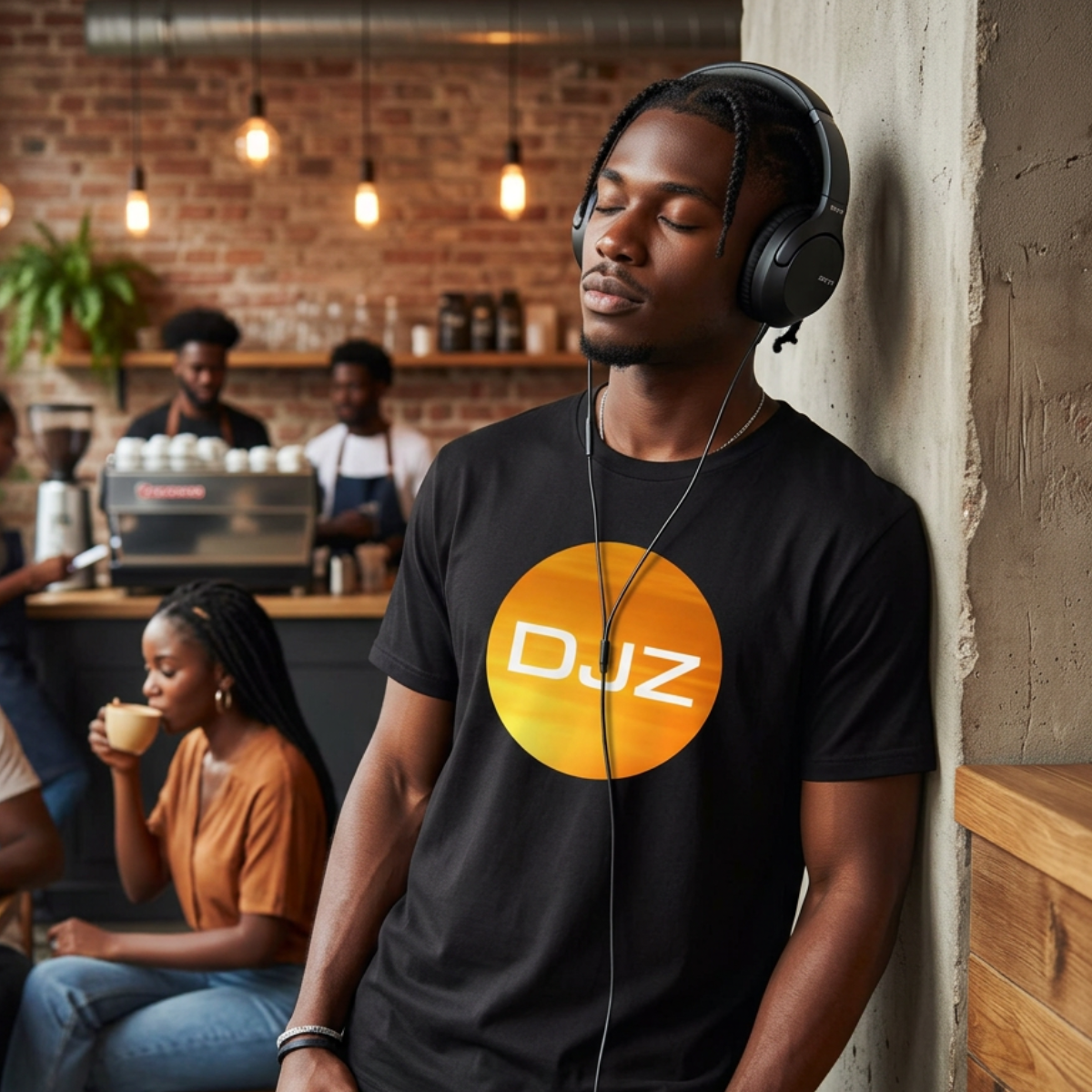 DJZ Sunset Edition | Unisex Premium T-Shirt (White)